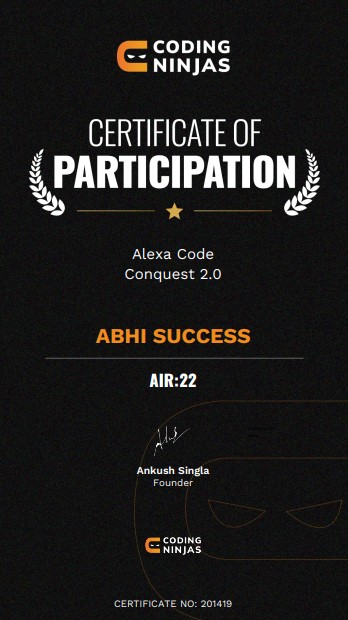 Certificate 1